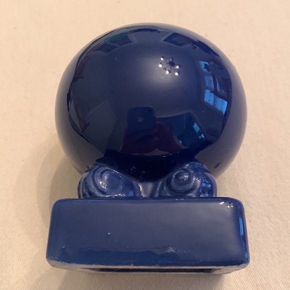 Vintage Fiestaware Cobalt Bulb Candleholders - Picture 7 of 8